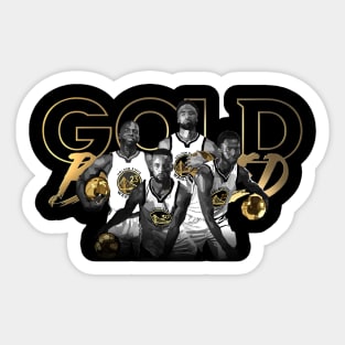 Gold Blooded GSW Sticker